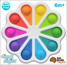 White Smoke Fat Brain Dimpl Digits Sensory Fidget Toy Pop-It & Bubble
