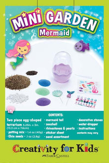 White Smoke Faber Castell CFK Mini Garden Mermaid Kids Activities