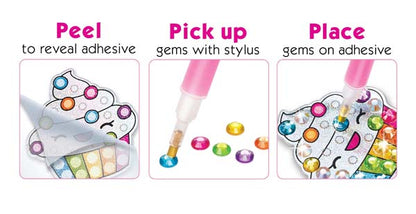 White Smoke Faber Castell CFK Big Gem Diamond Painting Sweets Kids Activities