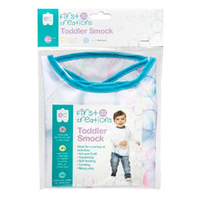 White Smoke First Creations Toddler Long Sleeve Smock, Ages 1-3 Classroom Supplies