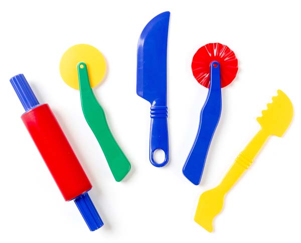 White Smoke EC Dough Accessories - Set 5 Kids Activities
