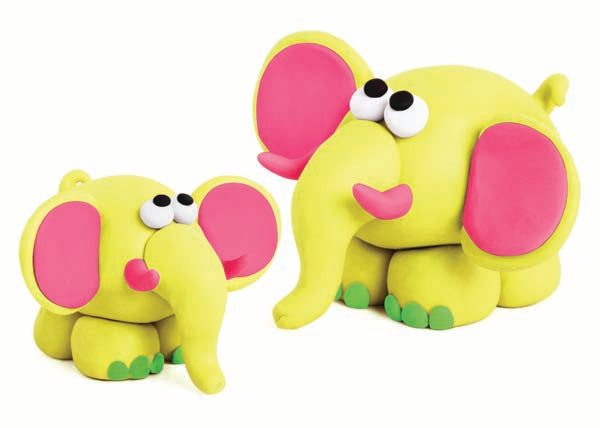 White Smoke EC Fun Dough, Fluoro Colours, 900g Kids Activities