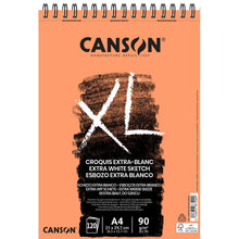 Canson XL Range 90 Pad - Spiral bound XL Extra White A4