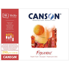 Canson Figueras 290 Canvas Pad 18 x 24cm 10SH