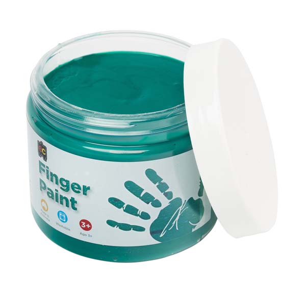 White Smoke EC Finger Paint 250ml pot - Green Kids Paints