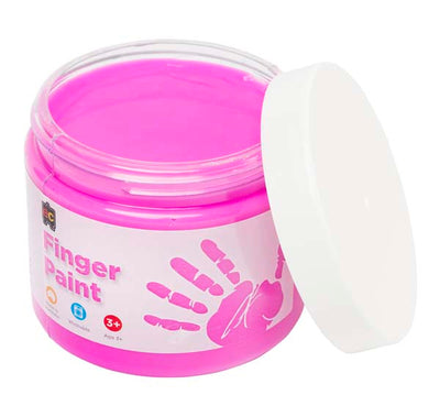 White Smoke EC Finger Paint 250ml pot - Pink Kids Paints