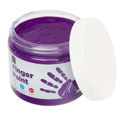 White Smoke EC Finger Paint 250ml pot - Purple Kids Paints