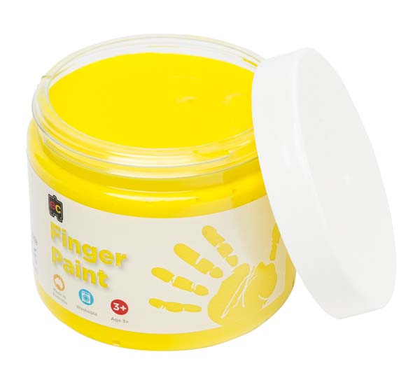 Gold EC Finger Paint 250ml pot - Yellow Kids Paints