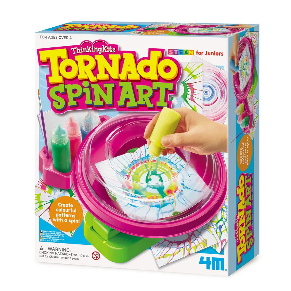White Smoke 4M ThinkingKits Tornado Spin Art Painting