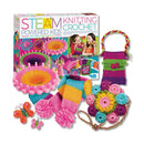 White Smoke 4M STEAM Powered Kids Knitting & Crochet Craft Kits