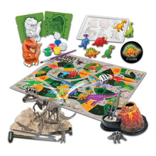 STEAM dinosaur model-making kit with molds, paints, and dinosaur figures