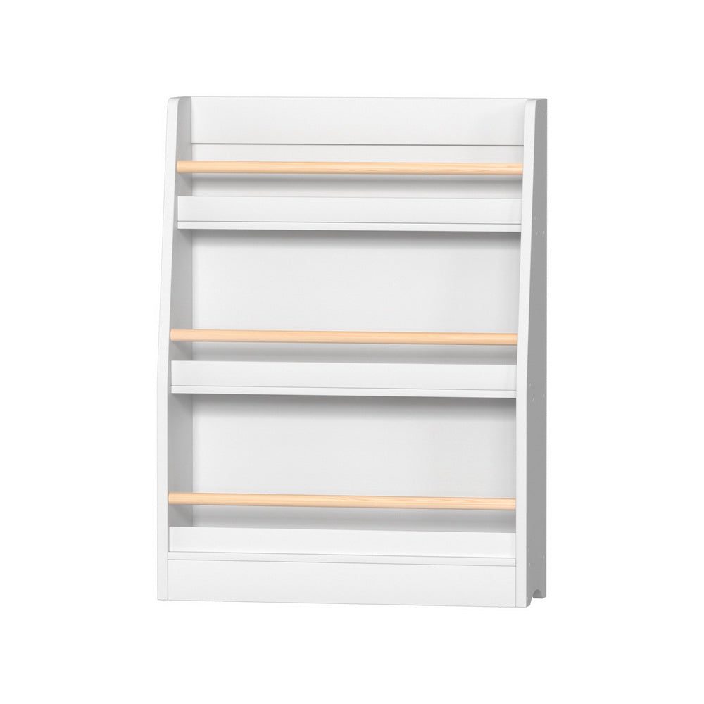 Lavender Keezi Kids Bookshelf 3 Tiers Storage Children Bookcase Organiser Display Shelf Baby & Kids > Kid's Furniture > Kid's Bookcases & Shelves