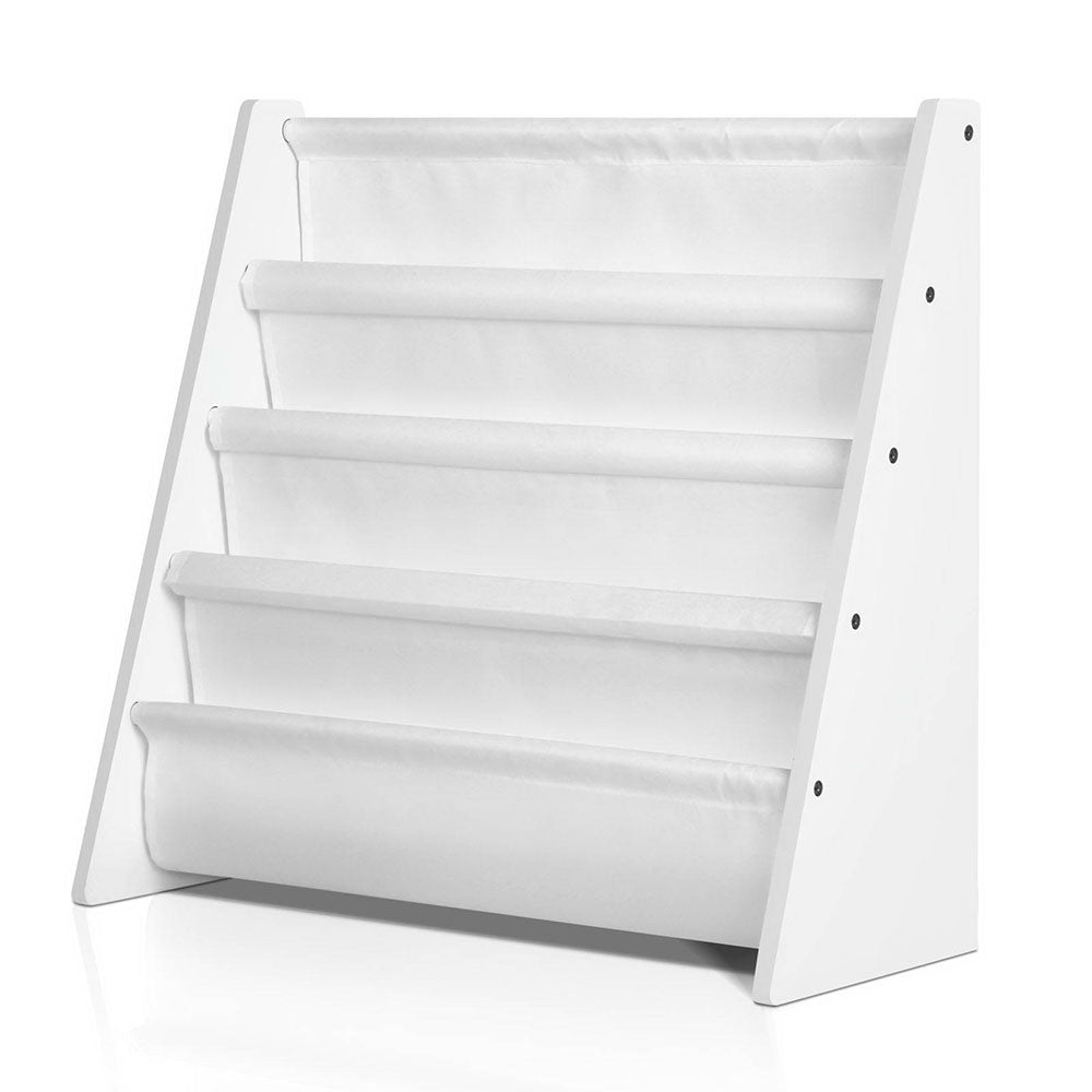 Lavender Keezi 4 Tiers Kids Bookshelf Magazine Shelf Children Bookcase Rack Organiser Baby & Kids > Kid's Furniture > Kid's Bookcases & Shelves