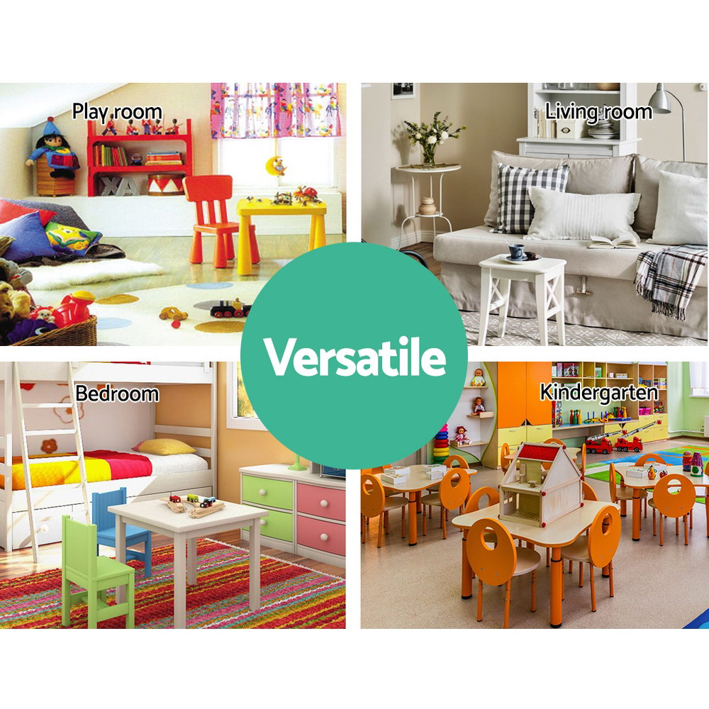Seashell Keezi 4 Tiers Kids Bookshelf Magazine Shelf Children Bookcase Rack Organiser Baby & Kids > Kid's Furniture > Kid's Bookcases & Shelves