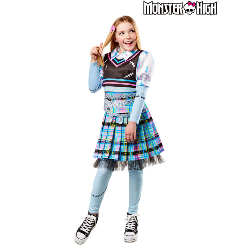 White Smoke Monster High Frankie Stein Deluxe Costume Costumes