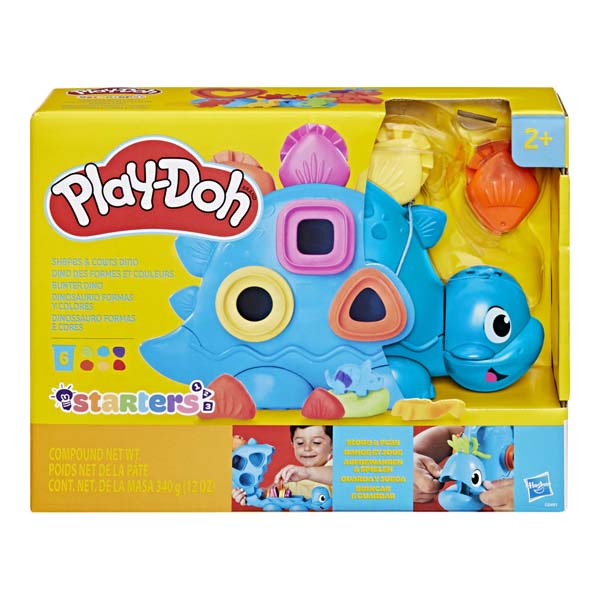 Orange Play-Doh Shapes And Colors Dino Kids Clay, Dough & Modelling