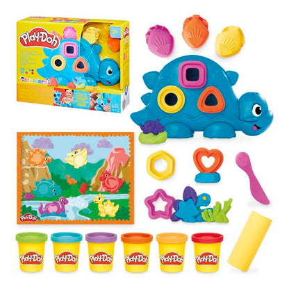 White Smoke Play-Doh Shapes And Colors Dino Kids Clay, Dough & Modelling