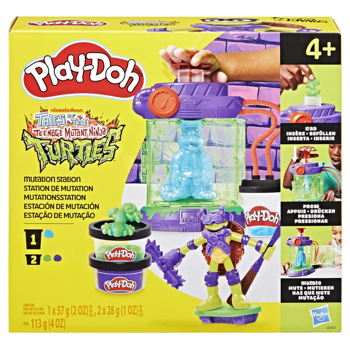 Goldenrod Play-Doh Teenage Mutant Ninja Turtles Mutation Station Playset Kids Clay, Dough & Modelling
