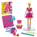 White Smoke Play-Doh Barbie Ruffles and Bows Doll Set Kids Clay, Dough & Modelling