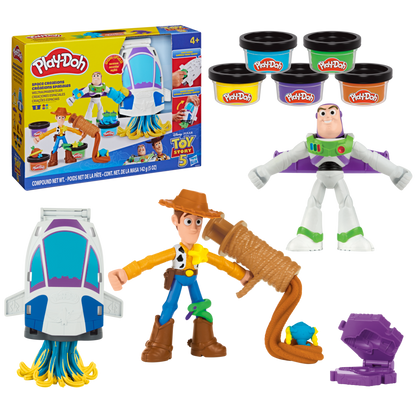 Black Play-Doh Toy Story Space Creations Kids Clay, Dough & Modelling