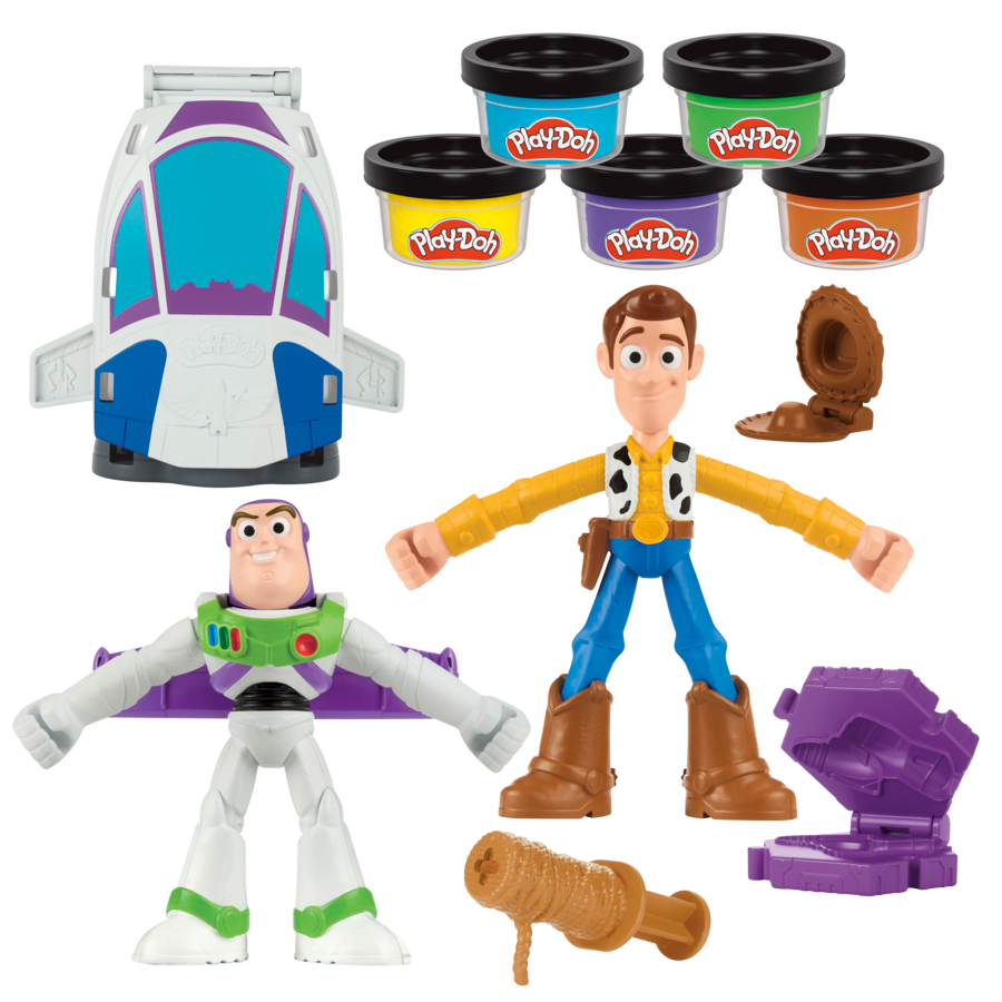 Black Play-Doh Toy Story Space Creations Kids Clay, Dough & Modelling