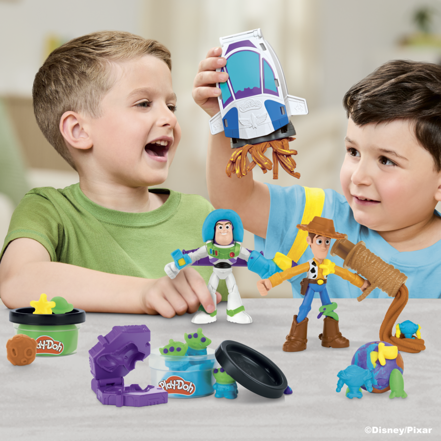 Gray Play-Doh Toy Story Space Creations Kids Clay, Dough & Modelling