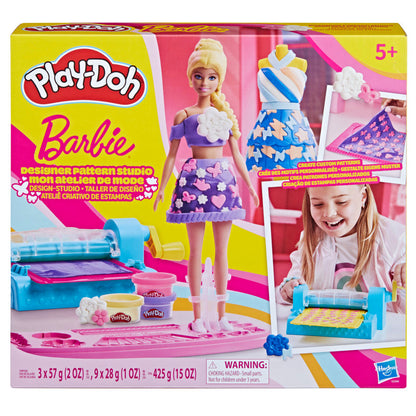 Thistle Play-Doh Barbie Designer Pattern Studio Playset Kids Clay, Dough & Modelling