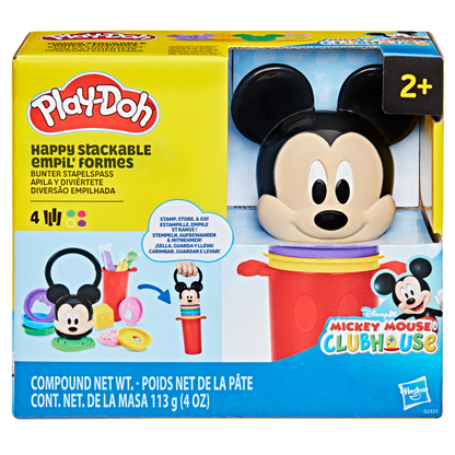 Gold Play-Doh Disney Junior Happy Stackable Preschool Toy Set Kids Clay, Dough & Modelling