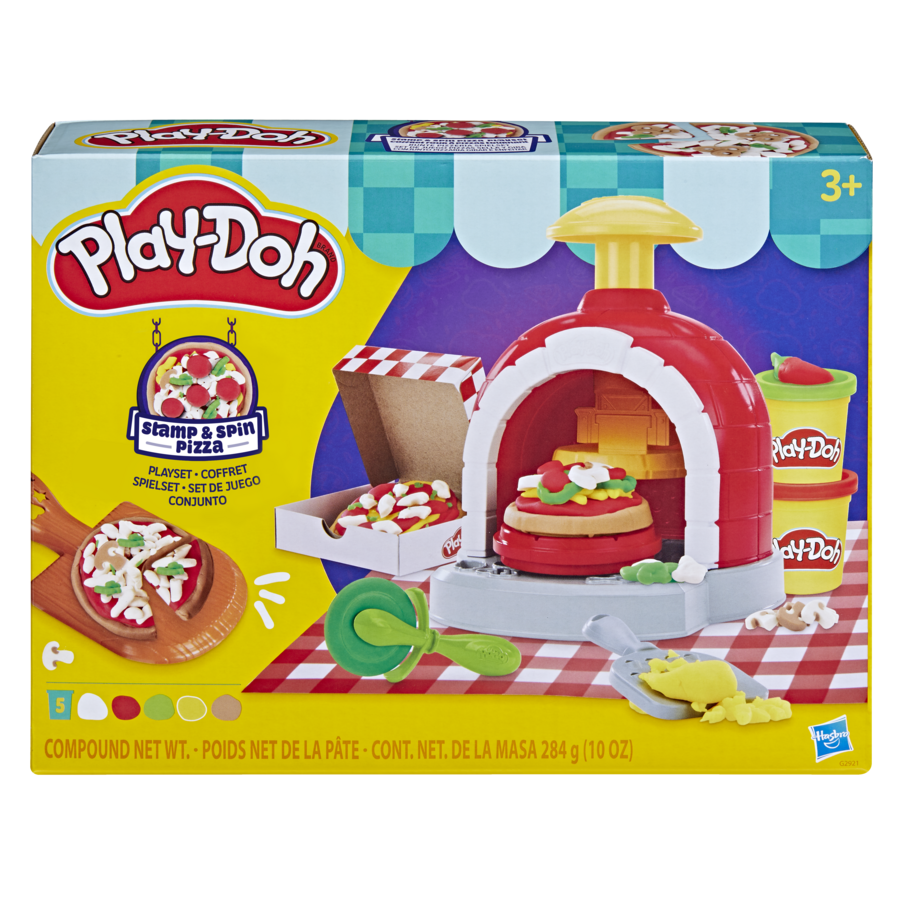 Goldenrod Play-Doh Stamp & Spin Pizza Playset Kids Clay, Dough & Modelling