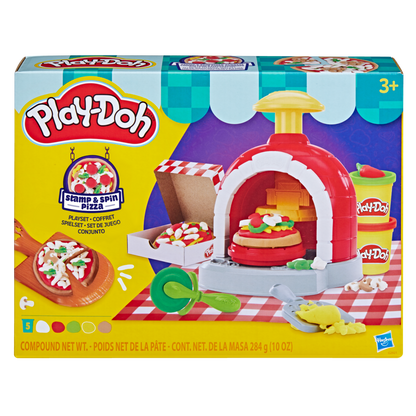 Goldenrod Play-Doh Stamp & Spin Pizza Playset Kids Clay, Dough & Modelling