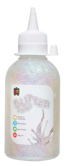 White Smoke EC Glitter Paint 250ml Fairy Krystal Kids Paints