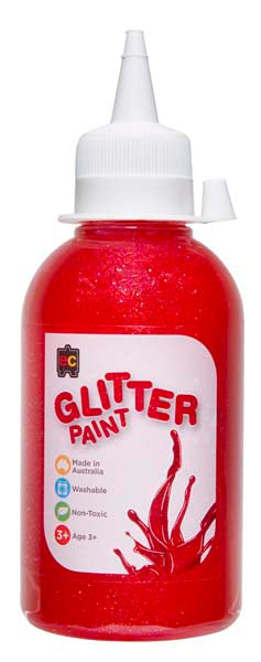 White Smoke EC Glitter Paint 250ml Fairy Pink Kids Paints
