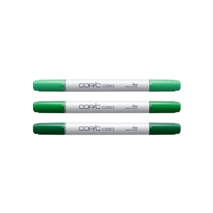 White Smoke Copic Ciao Exclusive Green Tones Assortment, 3Pk Bundle Custom Bundle