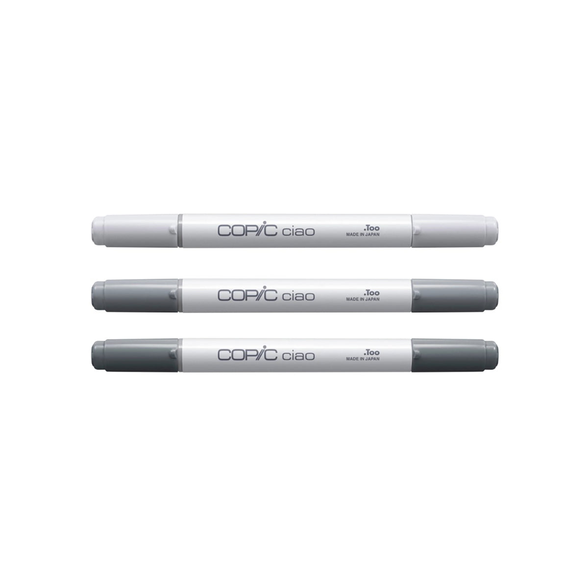 White Smoke Copic Ciao Exclusive Grey Tones Assortment, 3Pk Bundle Custom Bundle