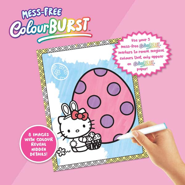 Light Pink Easter Hello Kitty Colour Burst Activity Set Easter