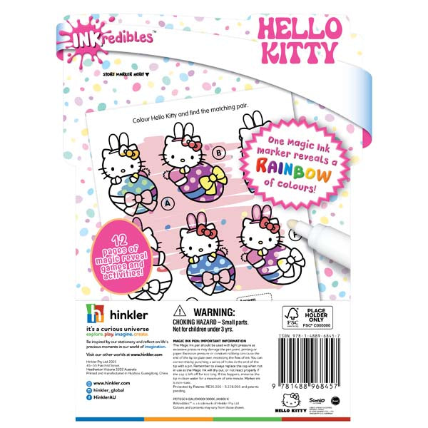 White Smoke Inkredibles Magic Ink Hello Kitty Easter Easter