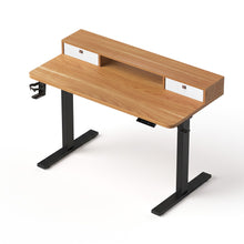 White Smoke Artiss Electric Standing Desk Height Adjustable Home Office 120cm Oak Furniture > Office > Desks