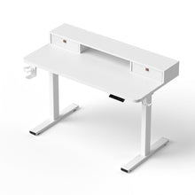 White Smoke Artiss Electric Standing Desk Height Adjustable Home Office 120cm White Furniture > Office > Desks