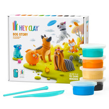 White Smoke Hay Clay Dog Story Playdoh & Moulding