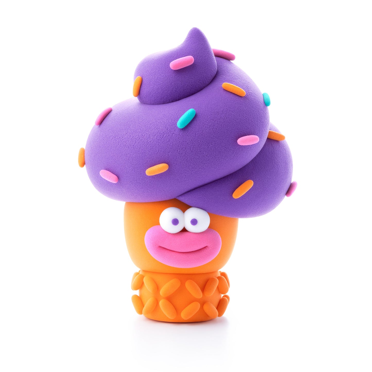 White Smoke Hey Clay Nice Ice Cream Set Playdoh & Moulding