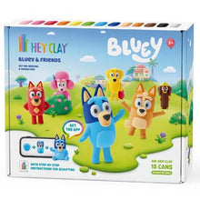 White Smoke Hey Clay Bluey & Friends Set (15 cans) Playdoh & Moulding
