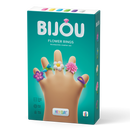 Black Hey Clay Bijou Flower Rings Playdoh & Moulding