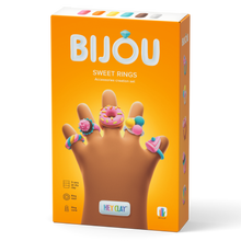 Black Hey Clay Bijou Sweet Rings Playdoh & Moulding
