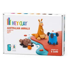 White Smoke Hey Clay Australian Animals Medium Set (6 Cans) Playdoh & Moulding