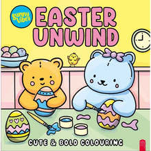 Light Goldenrod Sunny Vibes Easter Unwind Colouring book Easter
