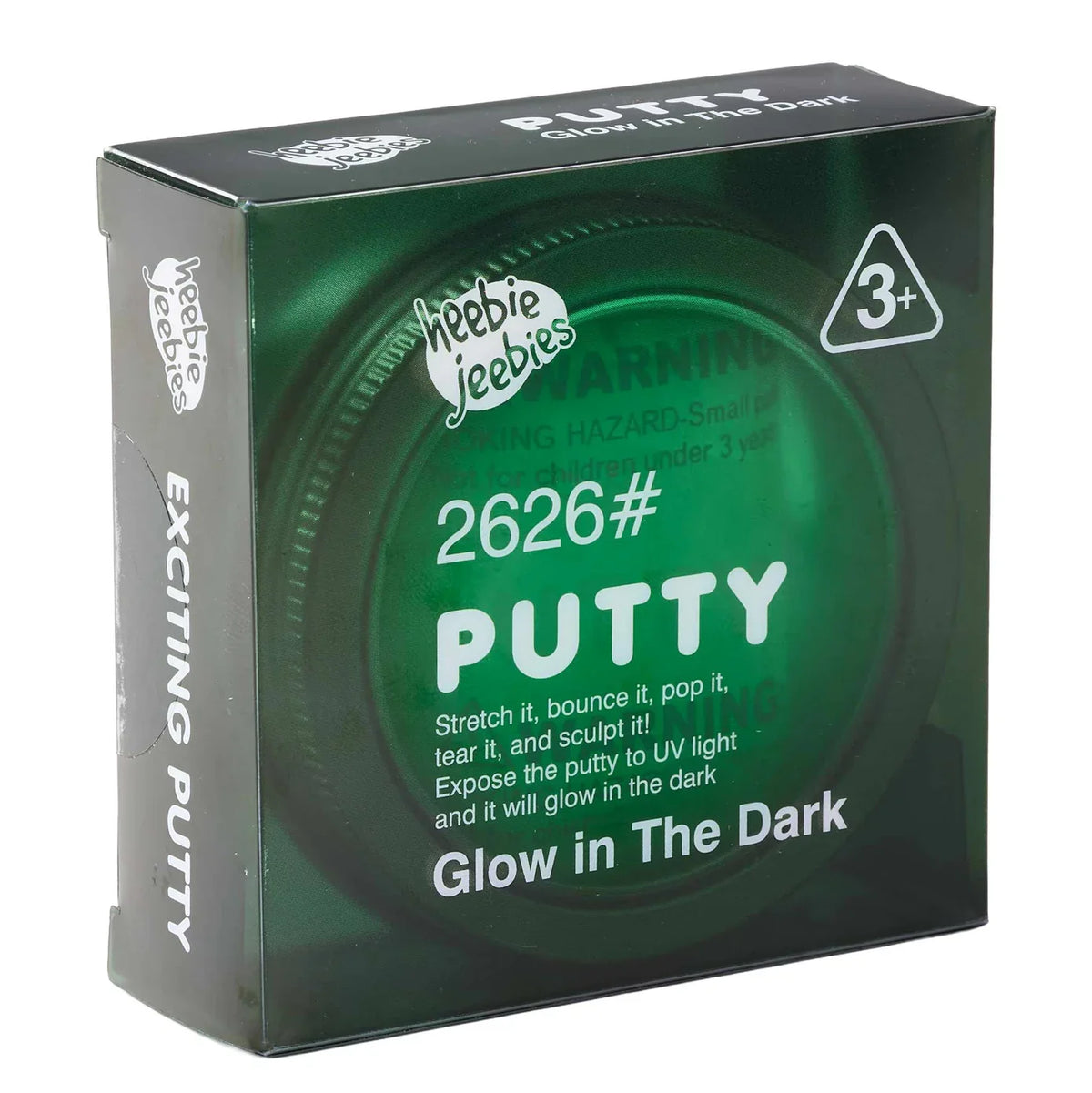 White Smoke Putty Night Glow Squishy & Squeeze