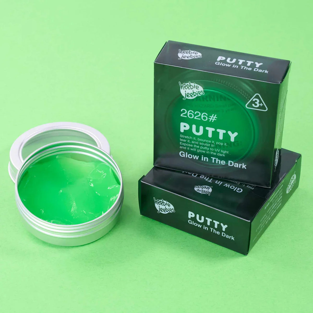 Pale Green Putty Night Glow Squishy & Squeeze