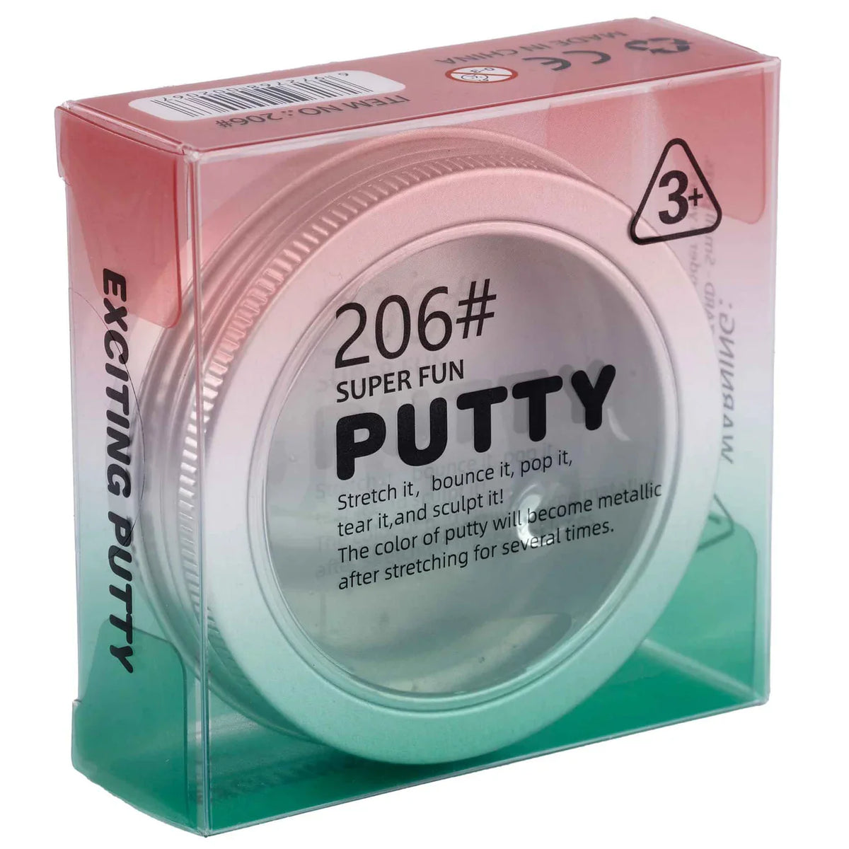 White Smoke Putty Liquid Glass Squishy & Squeeze