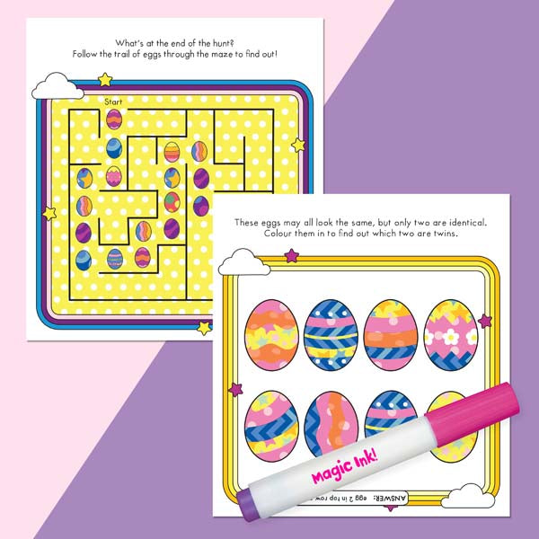 Dark Gray Inkredibles Easter Fun Magic Ink Pictures Easter