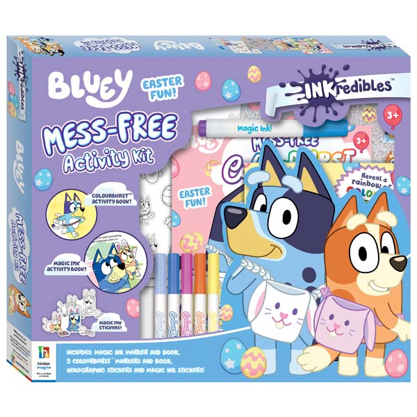 Dark Gray Inkredibles Activity Kit Bluey Easter Easter